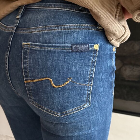 7 For All Mankind Gwenevere Skinny Jeans 27 - Picture 3 of 6